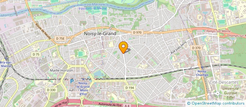 localisation de l'entreprise BOLOGNA  NOISY-LE-GRAND