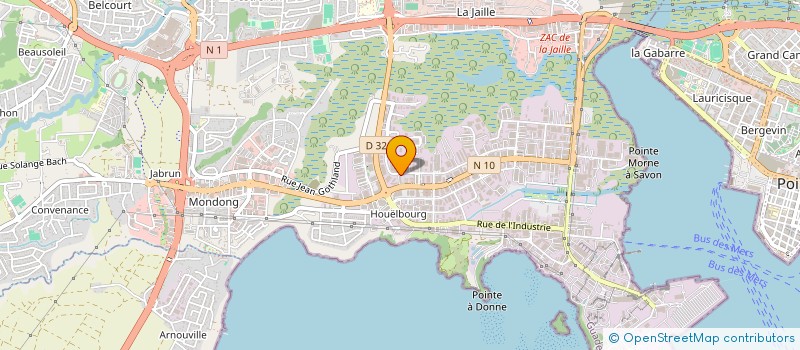 localisation de l'entreprise BOLOGNE STAR SERVICE 1 à BAIE-MAHAULT