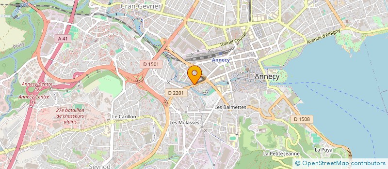 localisation de l'entreprise BOLOR à ANNECY
