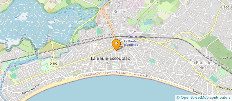 localisation de l'entreprise BOLROCK à LA BAULE-ESCOUBLAC