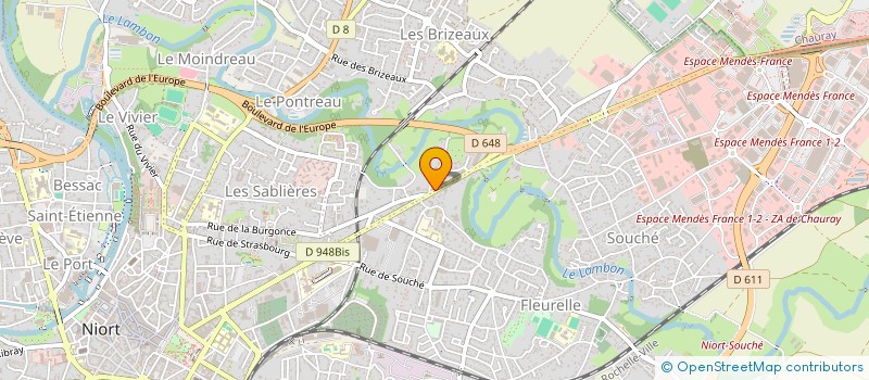 localisation de l'entreprise BOLTBOX TRANSPORTS à NIORT