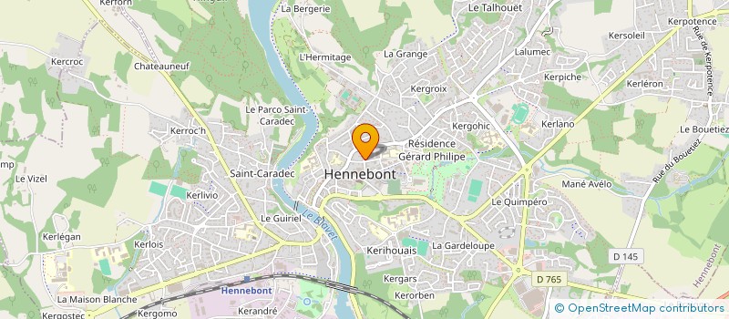 localisation de l'entreprise BOLUSSET IMMO  HENNEBONT