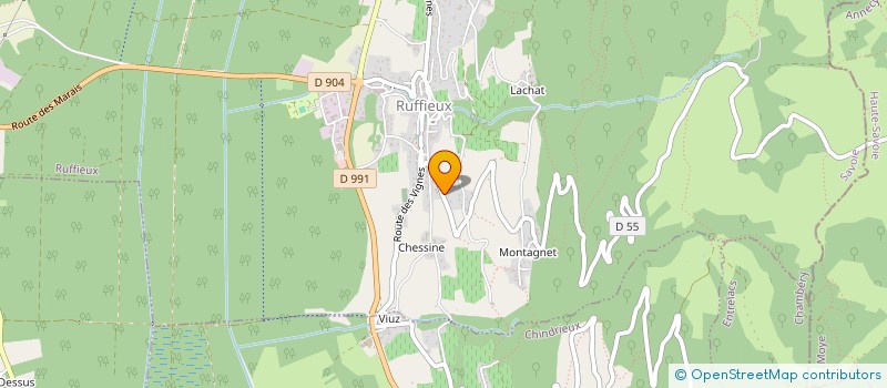 localisation de l'entreprise BOLVIL  RUFFIEUX