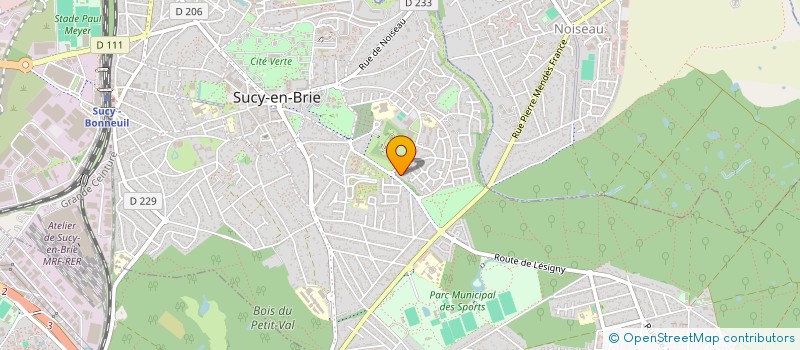 localisation de l'entreprise BOLVIN à SUCY-EN-BRIE