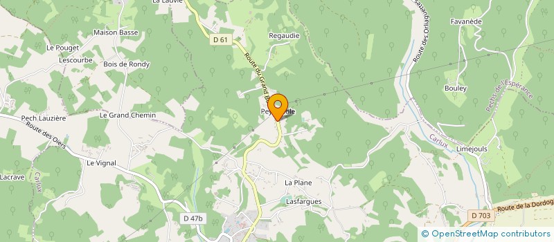 localisation de l'entreprise BOLZAN à CALVIAC-EN-PERIGORD
