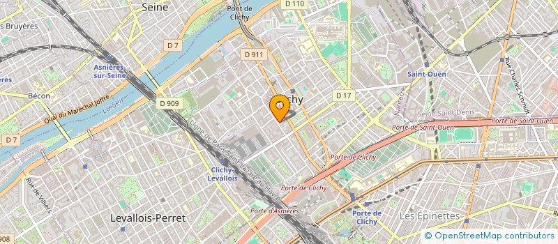 localisation de l'entreprise BOLZANO PIZZA à CLICHY