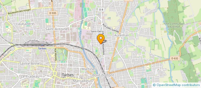 localisation de l'entreprise BOM  AUREILHAN