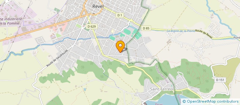 localisation de l'entreprise BOMA  REVEL