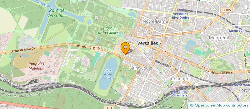 localisation de l'entreprise BOMA à VERSAILLES