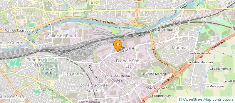 localisation de l'entreprise BOMA à CESSON-SEVIGNE