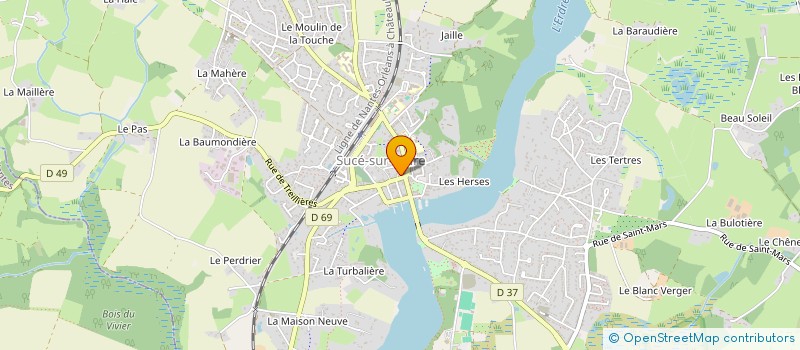 localisation de l'entreprise BOMA  SUCE-SUR-ERDRE