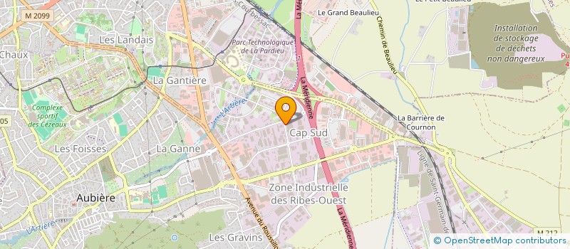 localisation de l'entreprise BOMA  AUBIERE