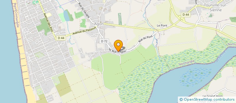 localisation de l'entreprise BOMA INVEST  AGON-COUTAINVILLE