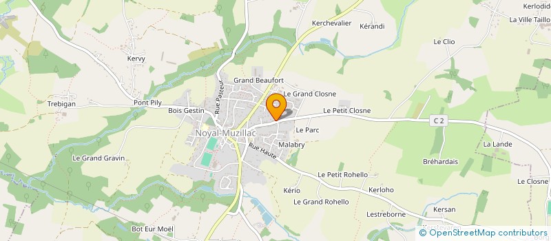 localisation de l'entreprise BOMAL ROSALIE  NOYAL-MUZILLAC