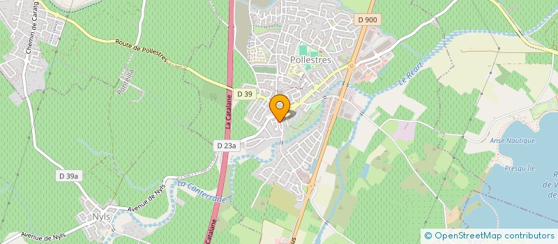 localisation de l'entreprise BOMALIN  POLLESTRES