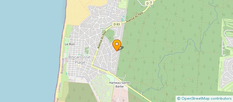 localisation de l'entreprise BOMAM  BISCARROSSE