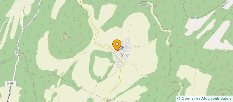 localisation de l'entreprise BOMARCHIS  URCY