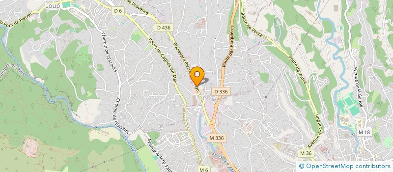 localisation de l'entreprise BOMAT  LA COLLE-SUR-LOUP