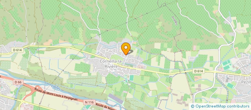 localisation de l'entreprise BOMATI BATIMENT à CORNEILLA-LA-RIVIERE