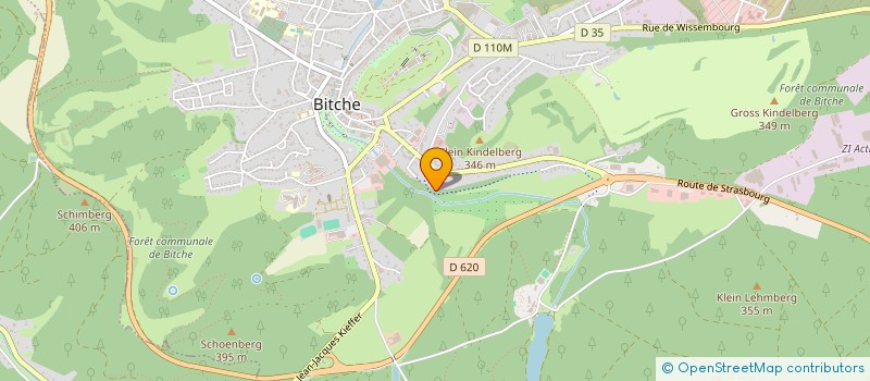 localisation de l'entreprise BOMATRANS - BONATI-MATERIAUX-TRANSPORTS à BITCHE