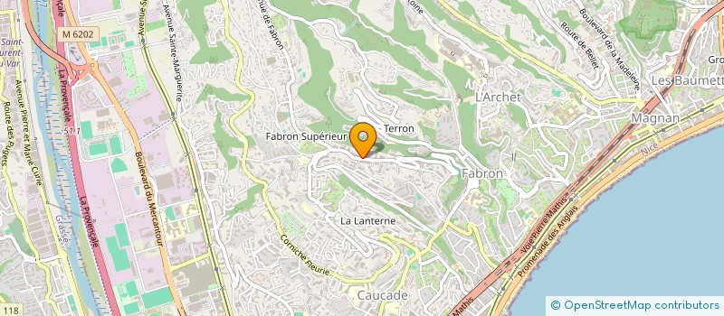 localisation de l'entreprise BOMB & PUMBA  NICE