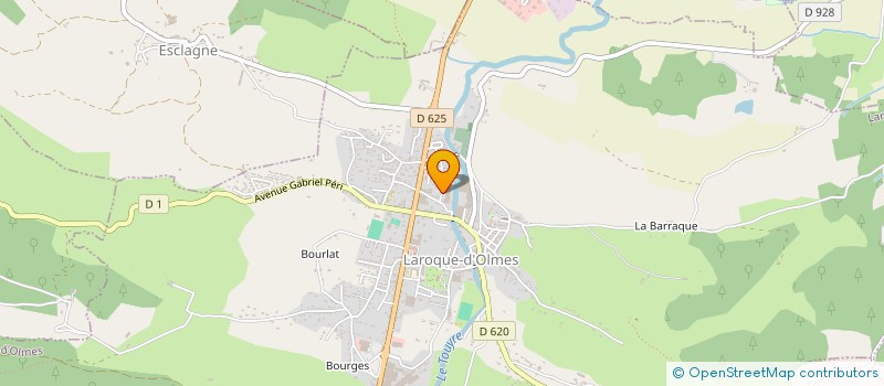 localisation de l'entreprise BOMBA à LAROQUE-D'OLMES