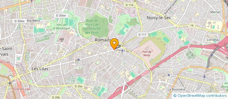 localisation de l'entreprise BOMBAR à ROMAINVILLE