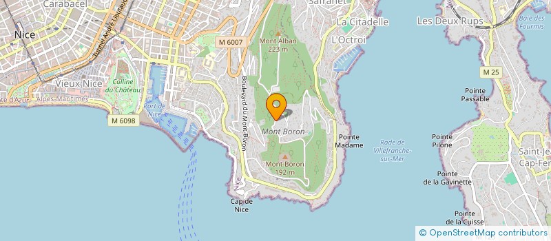 localisation de l'entreprise BOMBARDINO à NICE