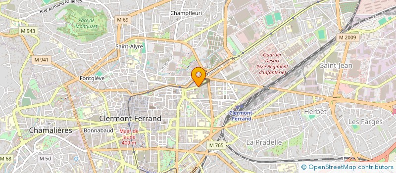 localisation de l'entreprise BOMBAY  CLERMONT-FERRAND