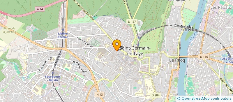 localisation de l'entreprise BOMBAY PALACE  SAINT-GERMAIN-EN-LAYE