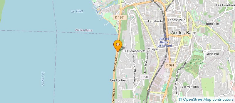 localisation de l'entreprise BOMBAY SARL  TRESSERVE