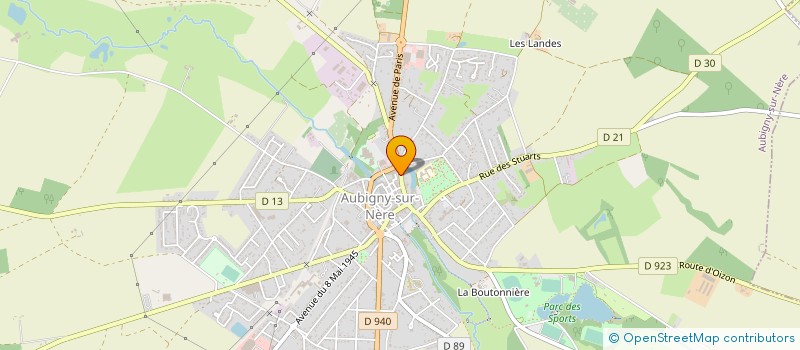 localisation de l'entreprise BOMBERAULT CASSIER & ASSOCIES  AUBIGNY-SUR-NERE