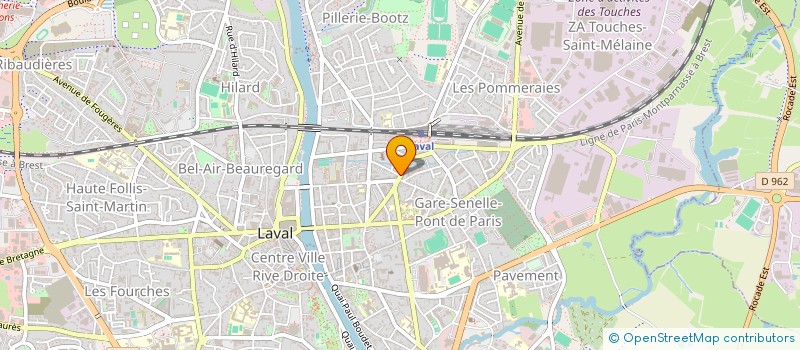 localisation de l'entreprise BOMBERS ULTRAS 53 à LAVAL