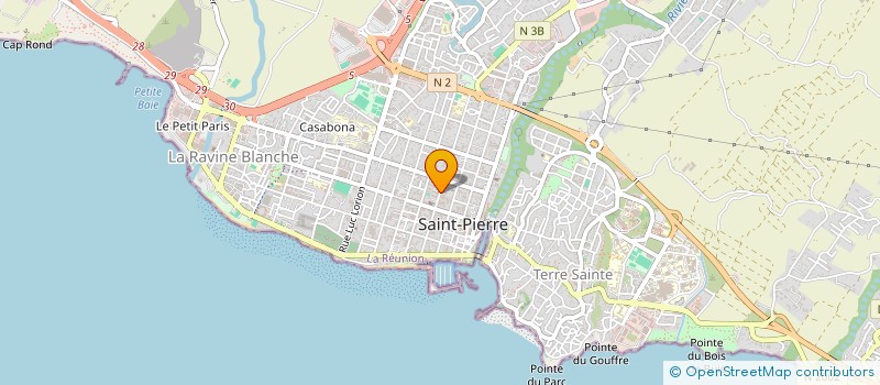 localisation de l'entreprise BOMBO SARL à SAINT-PIERRE