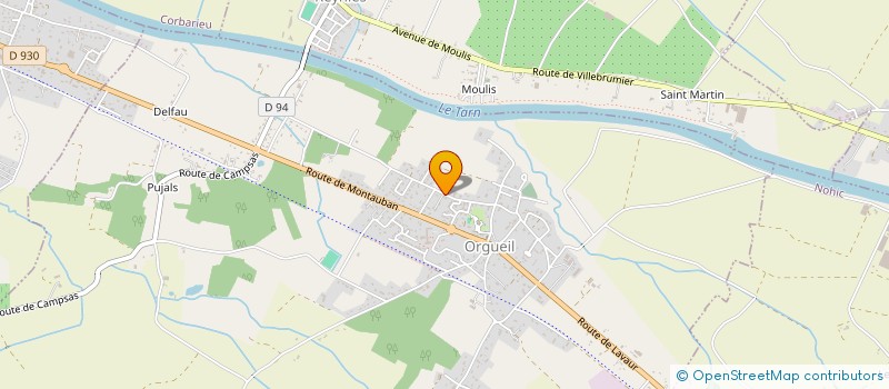 localisation de l'entreprise BOMBOLONI  ORGUEIL