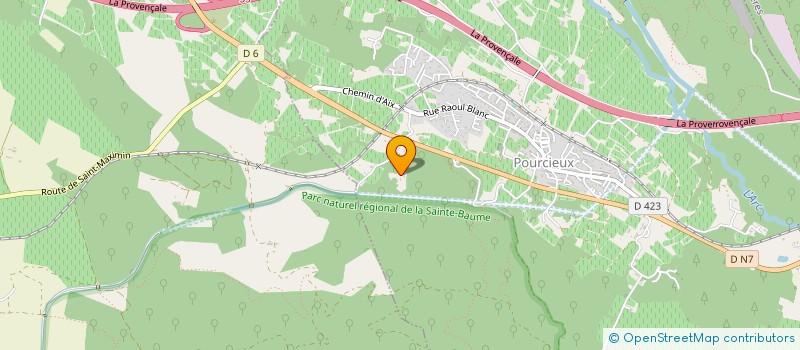 localisation de l'entreprise BOME  POURCIEUX