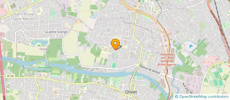 localisation de l'entreprise BOME à OLIVET