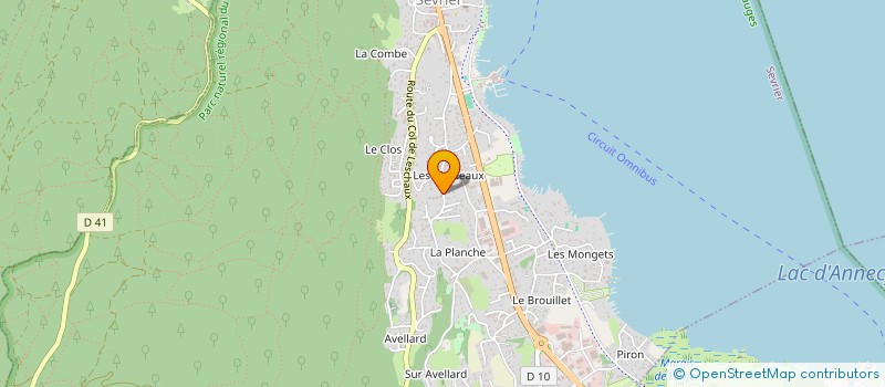 localisation de l'entreprise BOME à ANNECY