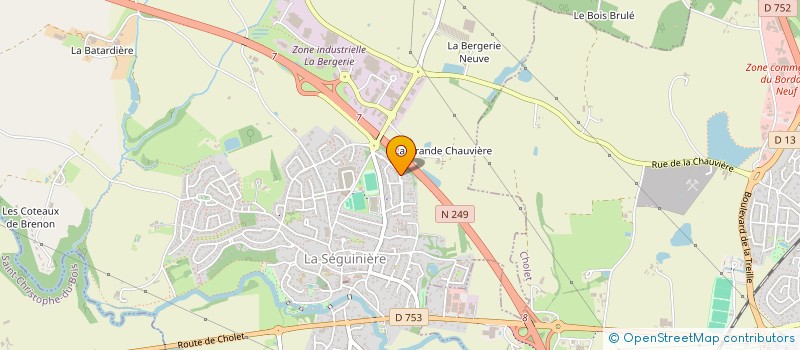 localisation de l'entreprise BOME  LES HERBIERS