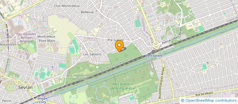 localisation de l'entreprise BOMENGO  VILLEPINTE