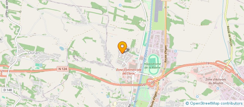 localisation de l'entreprise BOMES  LESCAR