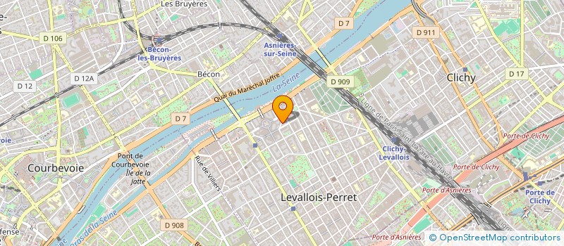 localisation de l'entreprise BOMH à LEVALLOIS-PERRET