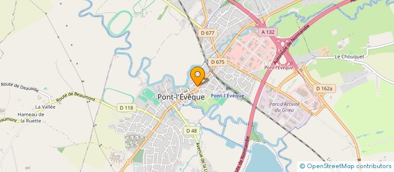 localisation de l'entreprise BOMOE à PONT L'EVEQUE