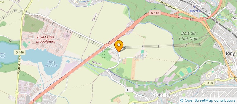 localisation de l'entreprise BOMON à BIEVRES