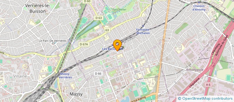 localisation de l'entreprise BOMONDY à ANTONY