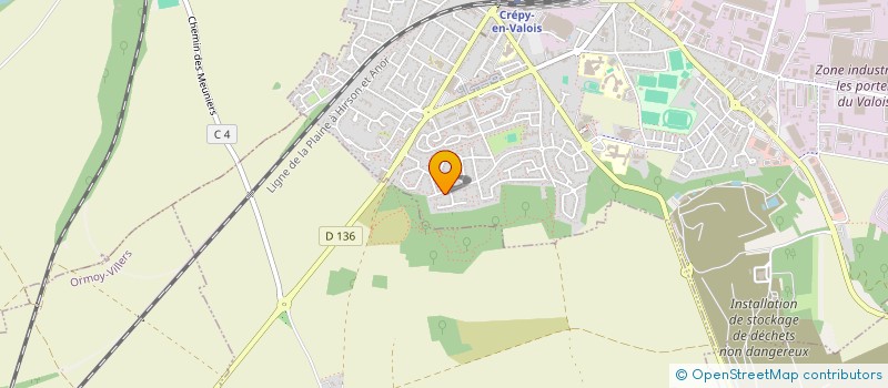 localisation de l'entreprise BOMOSO  CREPY-EN-VALOIS