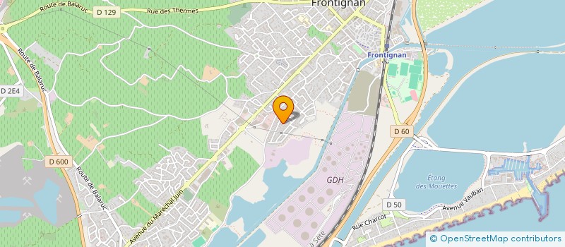 localisation de l'entreprise BOMOURRA INVEST à FRONTIGNAN