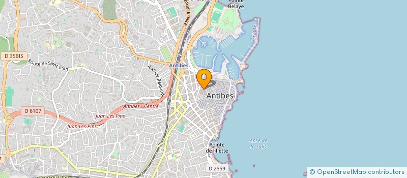 localisation de l'entreprise BOMPARD P ET A à ANTIBES