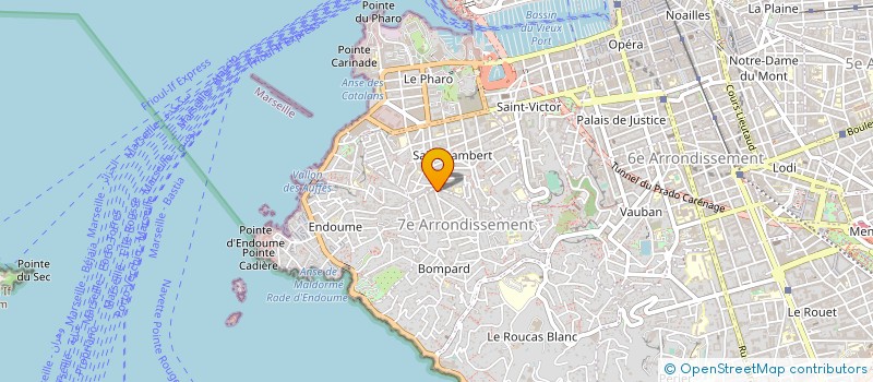 localisation de l'entreprise BOMPARD TRAITEUR à MARSEILLE