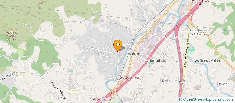 localisation de l'entreprise BOMPARK à AUBAGNE